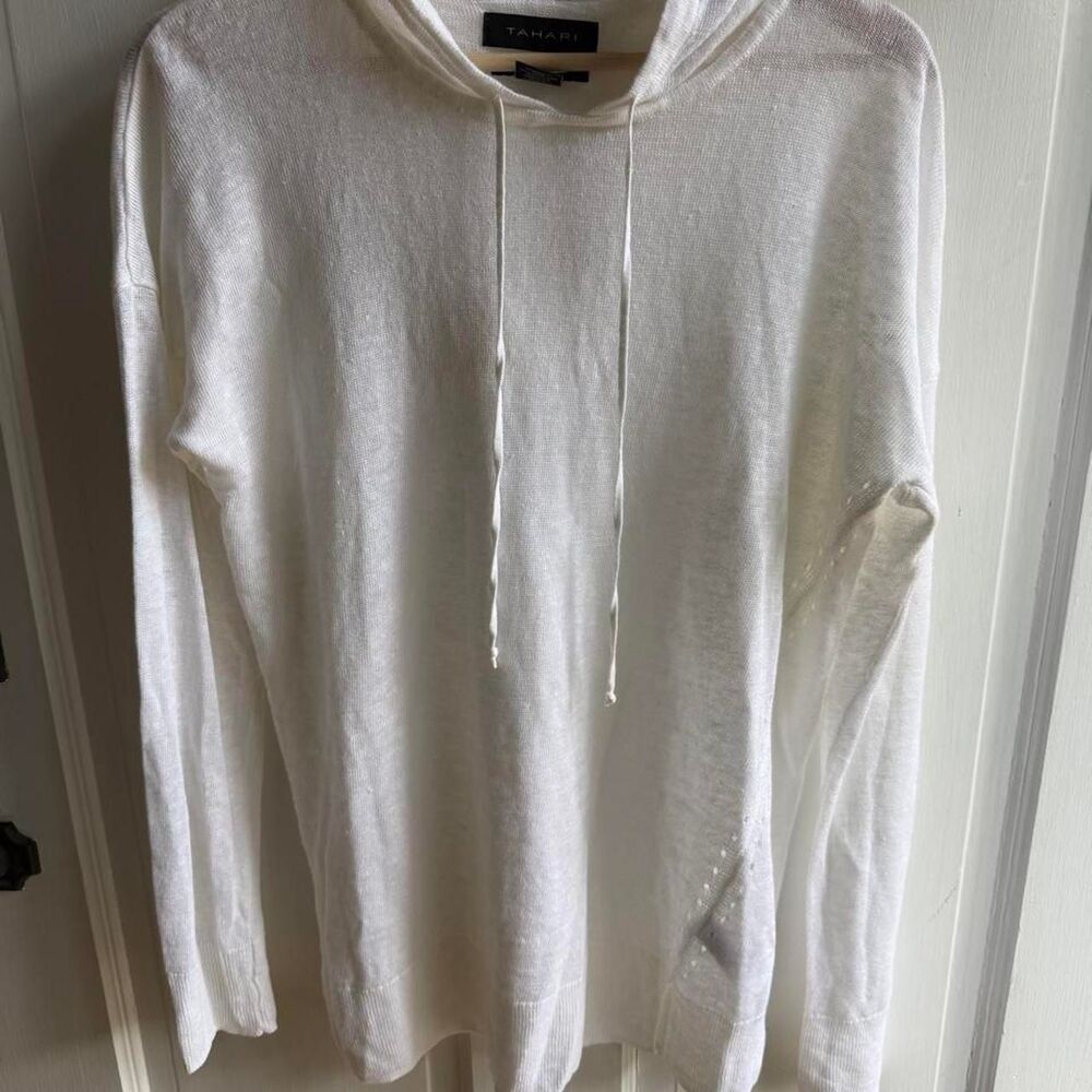 Elie-tahari Women's White Hoodie